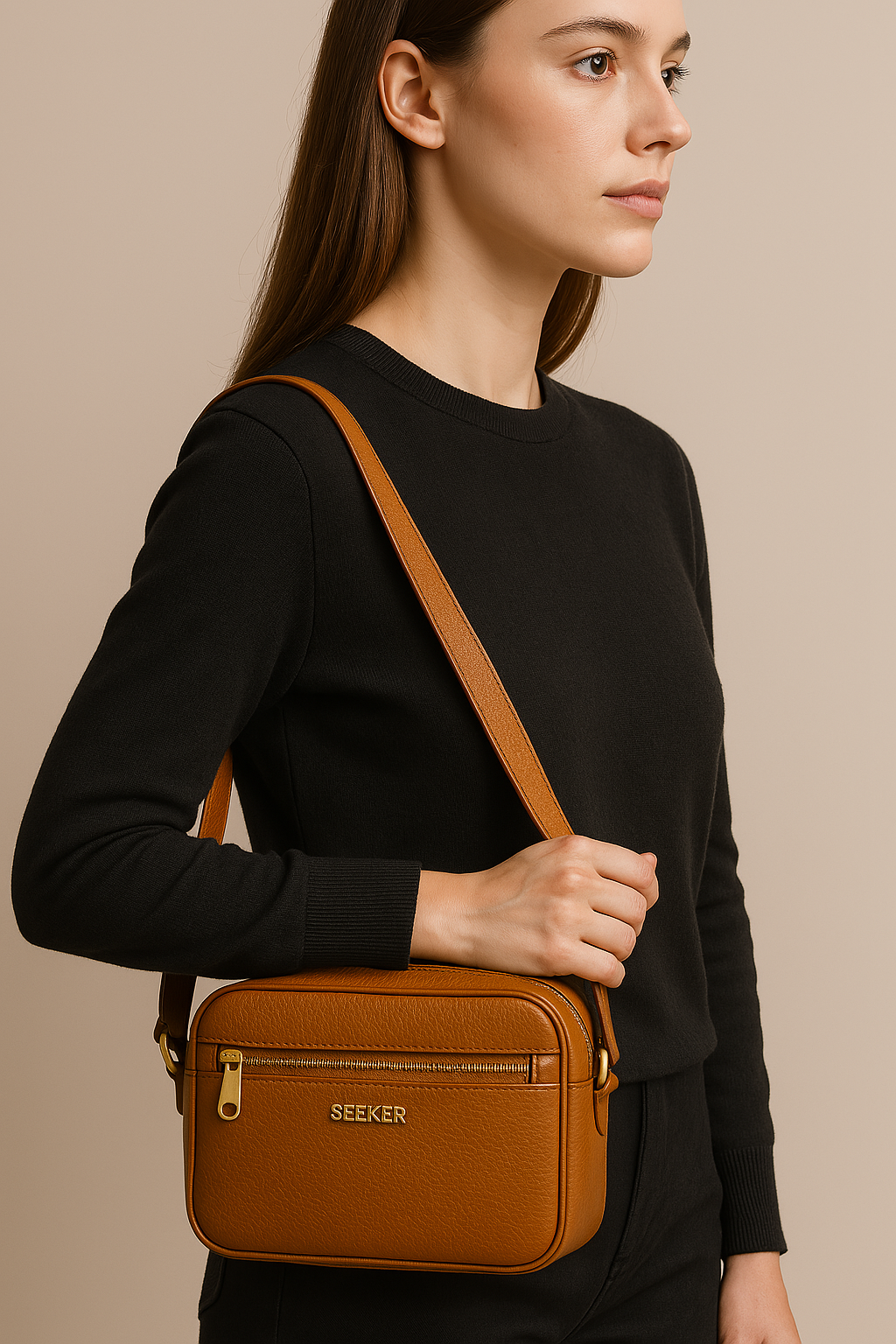 TAN CAMERA BAG