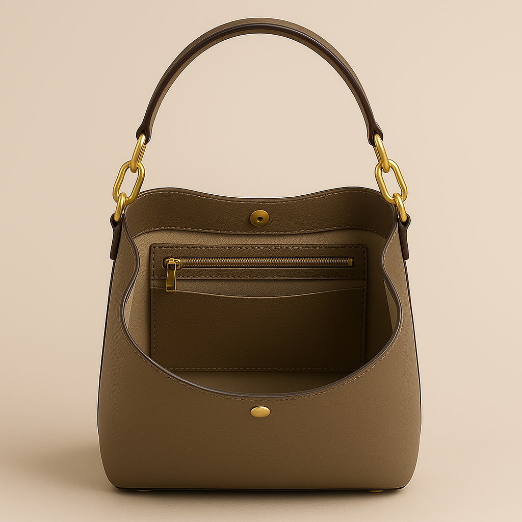 ETOUPE LEATHER BAG