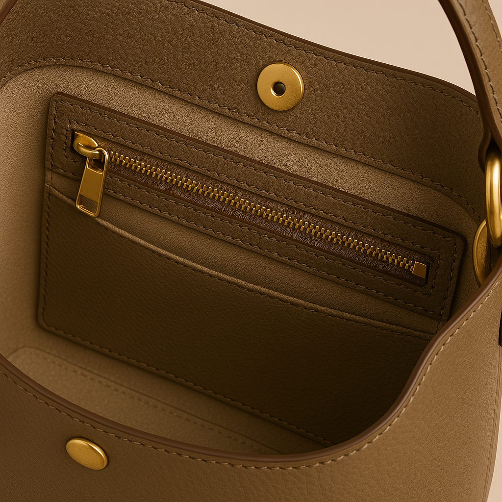 ETOUPE LEATHER BAG