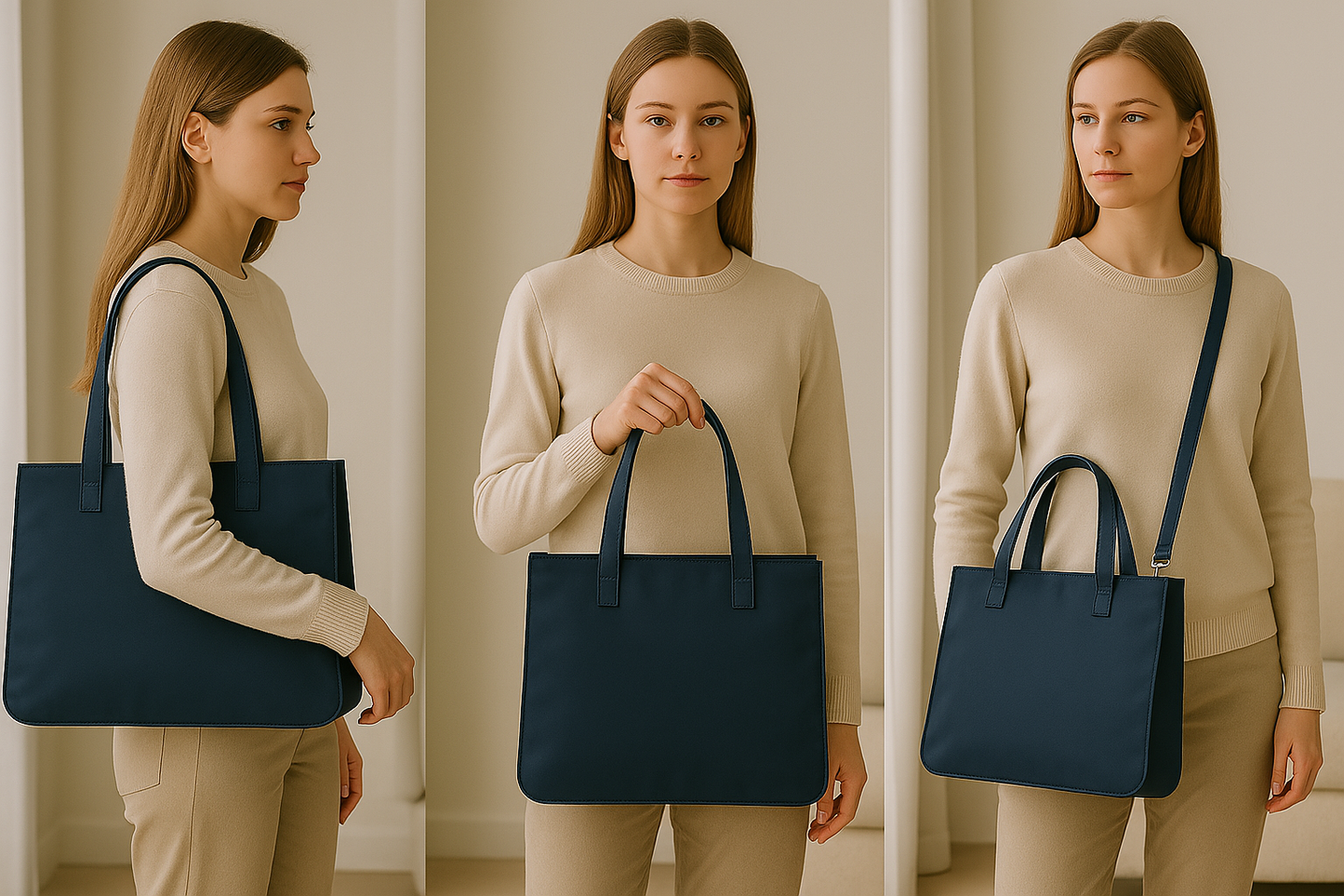 BLEU NYLON TOTE