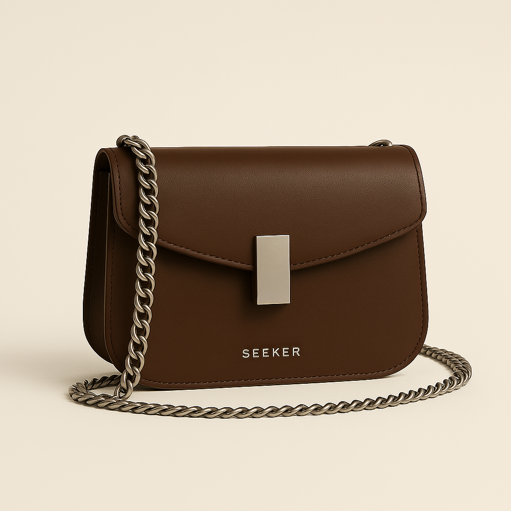 BURGUNDY LEATHER BAG