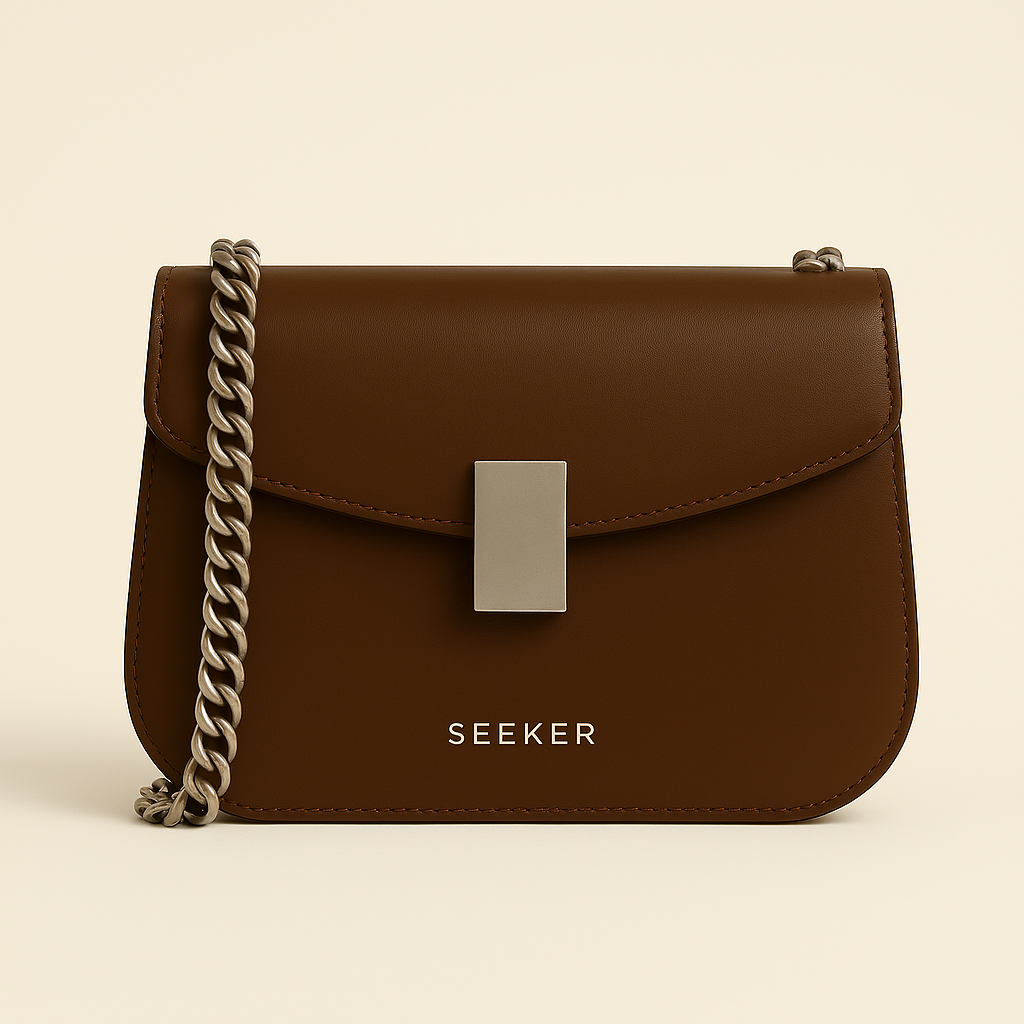 BURGUNDY LEATHER BAG