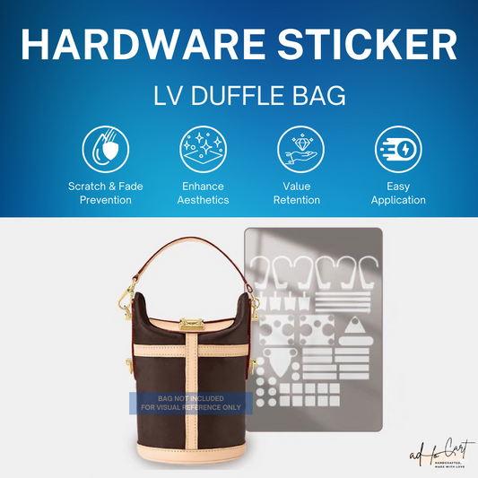 [Full Coverage] LV Duffle Hardware Stickers Protective Films