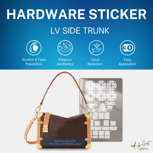 [Full Coverage] LV Side Trunk Hardware Stickers Protective Films