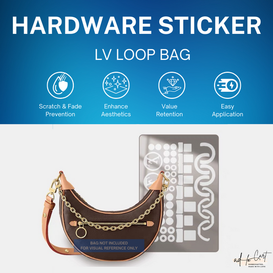 [Full Coverage] LV Loop Hobo Hardware Stickers Protective Films