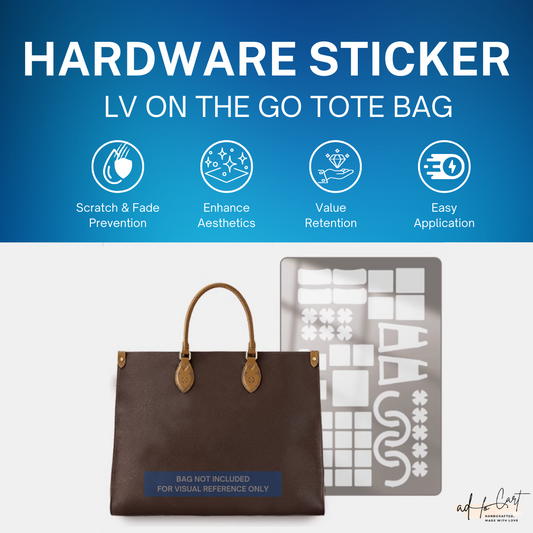 [Full Coverage] LV On The Go Hardware Stickers Protective Films