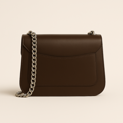 BURGUNDY LEATHER BAG